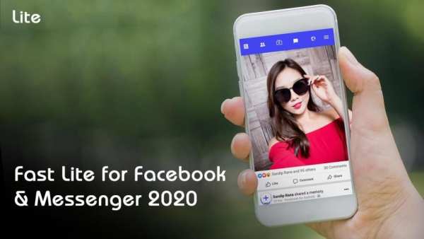 Fast Lite for Facebook & Messenger 2020 screenshot 1