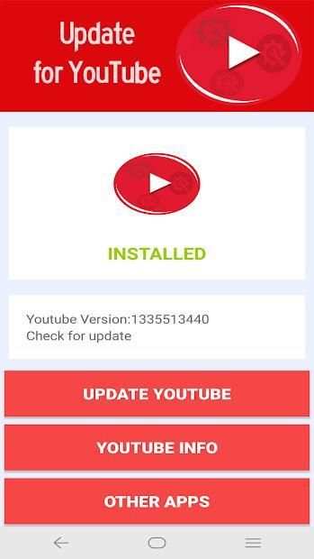 Update for YouTube screenshot 1