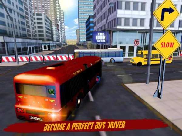 Free simulator bus parking driving - skill games screenshot 2