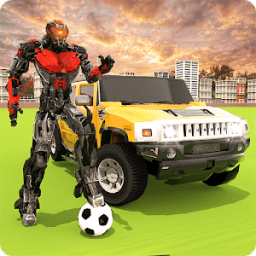 ikon Superheroes Robot Car Transformation Hummer Racing