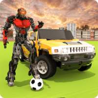 Superheroes Robot Car Transformation Hummer Racing