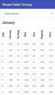 Bhopal Salah Timings screenshot 1