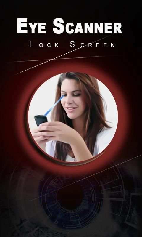 Eye Scanner Mobile Locker Prank screenshot 1