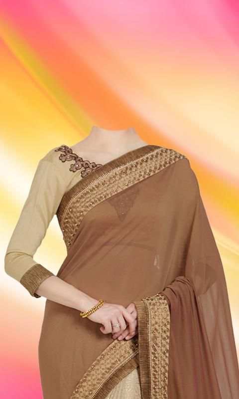 Women Saree Photo Suit screenshot 4