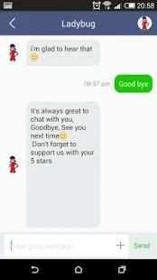 Chat Messenger With Ladybug screenshot 2