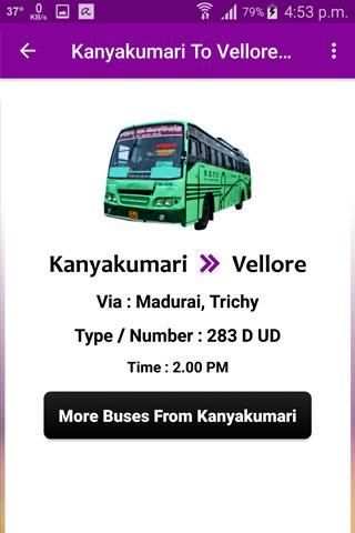 Kanyakumari Bus Info screenshot 6
