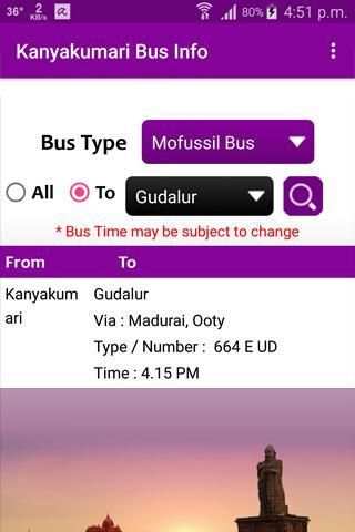 Kanyakumari Bus Info screenshot 4