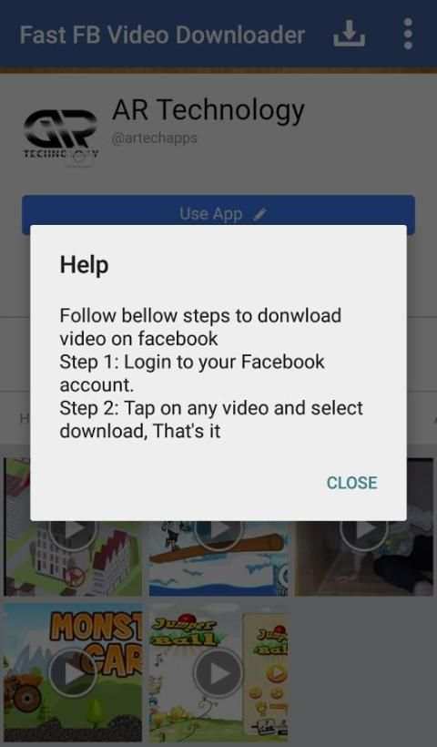 My Fast Facebook Video Download screenshot 3