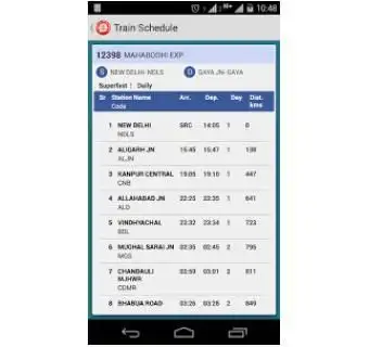 Live Train Status and Spot Booking screenshot 2