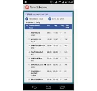 Live Train Status and Spot Booking screenshot 2