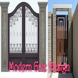 Modern gate design icon
