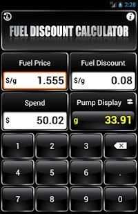 Fuel Discount Calculator screenshot 2