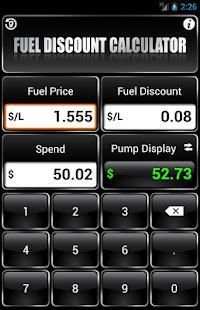 Fuel Discount Calculator screenshot 1