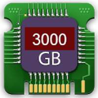 3000 GB Storage Space Cleane NEW