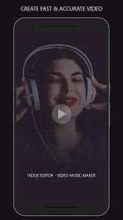 Vidoe Editor - Video music maker screenshot 1