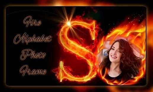 Fire Text Photo Editor : Frames screenshot 1