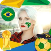Brazil Team World Cup 2018 Photo Editor PIP Frames on 9Apps