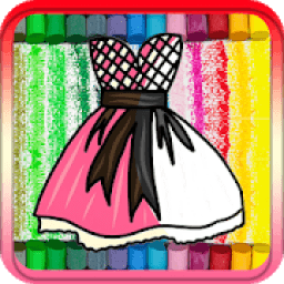 ikon coloring pages Princess dress