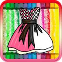 coloring pages Princess dress on 9Apps