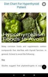 Thyroid Diet स्क्रीनशॉट 1