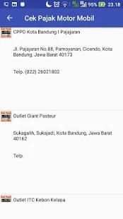 Cek Pajak Motor & Mobil 2 تصوير الشاشة