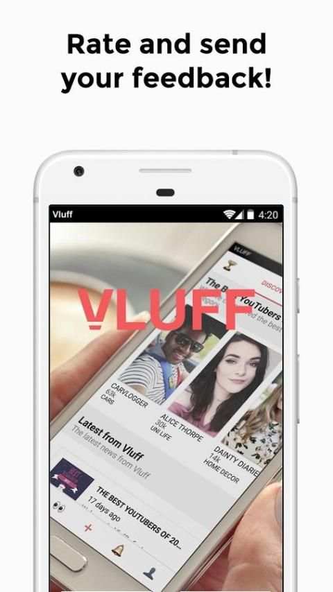 Vluff - YouTube Vlog Community & Directory screenshot 1