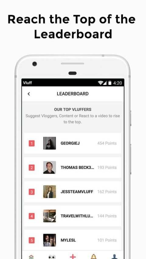 Vluff - YouTube Vlog Community & Directory screenshot 2