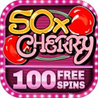 Slot Machine - 50x Cherry * Vintage Casino Game