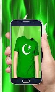 Pakistan Flag Shirt 14 August Photo Editor स्क्रीनशॉट 4