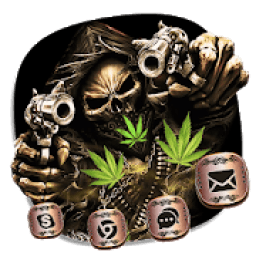 Weed Ghost Gun Launcher Theme आइकन