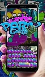 Zombie Graffiti Keyboard Theme screenshot 2