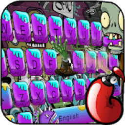 ikon Zombie Graffiti Keyboard Theme
