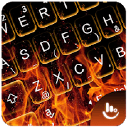 3D Flaming Fire Keyboard Theme icon