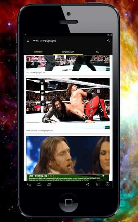 WWE PPV Highlights स्क्रीनशॉट 3