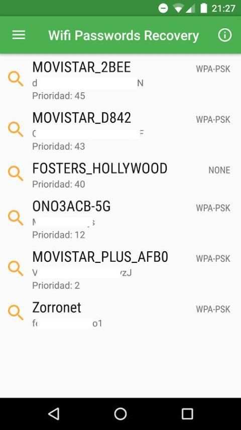 Wifi Password Recovery screenshot 4