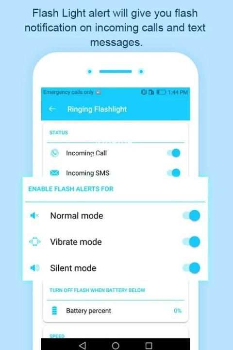 Ringing Flashlight screenshot 3
