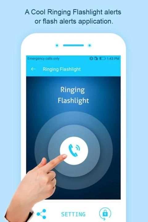 Ringing Flashlight screenshot 4