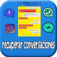 recuperar conversaciones borradas : sms,mensajes on 9Apps