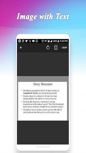 OCR Text Scanner - Camera, Gallery स्क्रीनशॉट 2