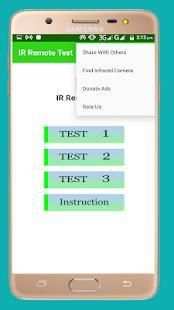 IR Remote Tester, Blaster screenshot 2