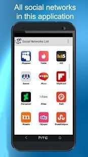 Messenger for All Social Network screenshot 2