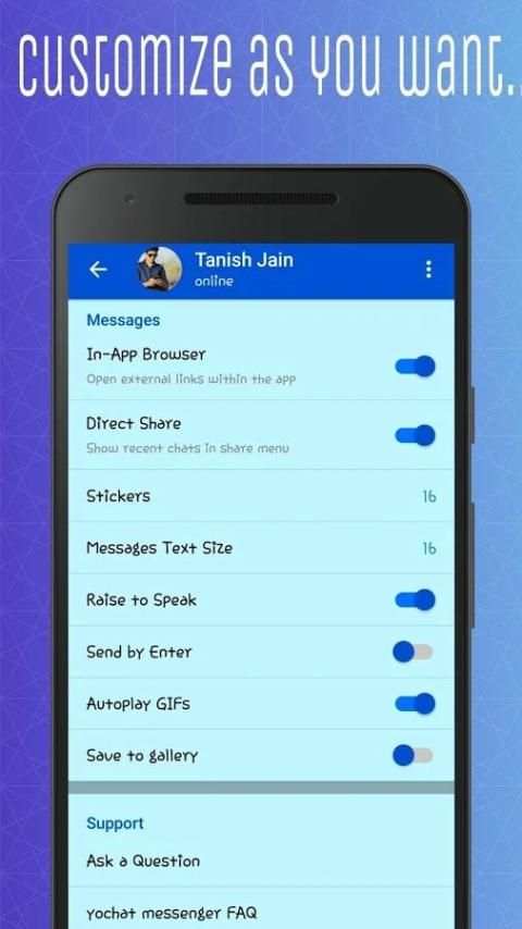 yochat messenger screenshot 4
