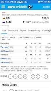 LIVE SCORE ESPN CRICKET (LITE) screenshot 2