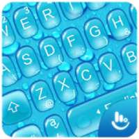 3D Water Droplets Keyboard Theme on 9Apps