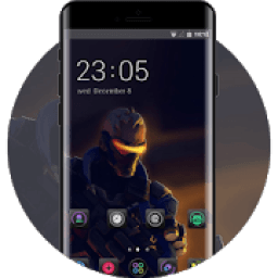 Fantasy/sci-fi theme overwatch solder game icon