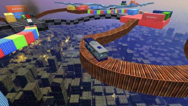 98% Impossible Bus Simulator Tracks Driving screenshot 3