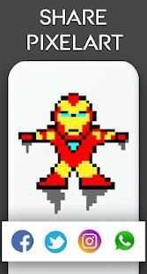 Color by Number Pokemon and Cartoon Pixel Art screenshot 2