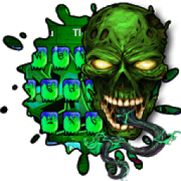 Zombie Skull Graffiti Keyboard Theme icon