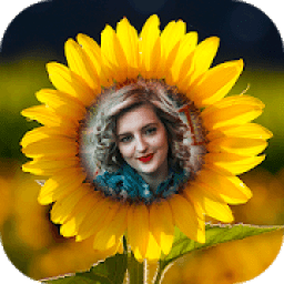 Yellow Flower Photo Frame : Flower Photo Editor HD आइकन
