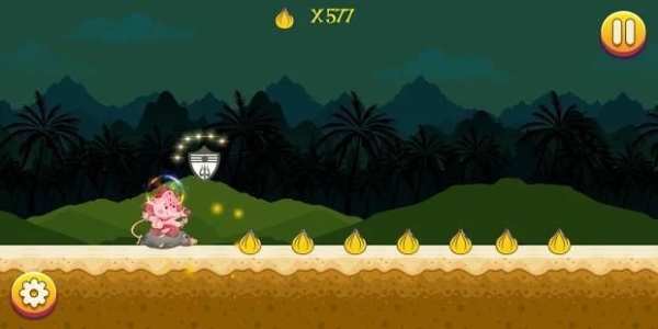 Run Ganesha Run Game - 2018 screenshot 2
